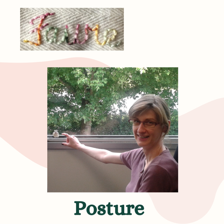 Bonne posture : le dos droit