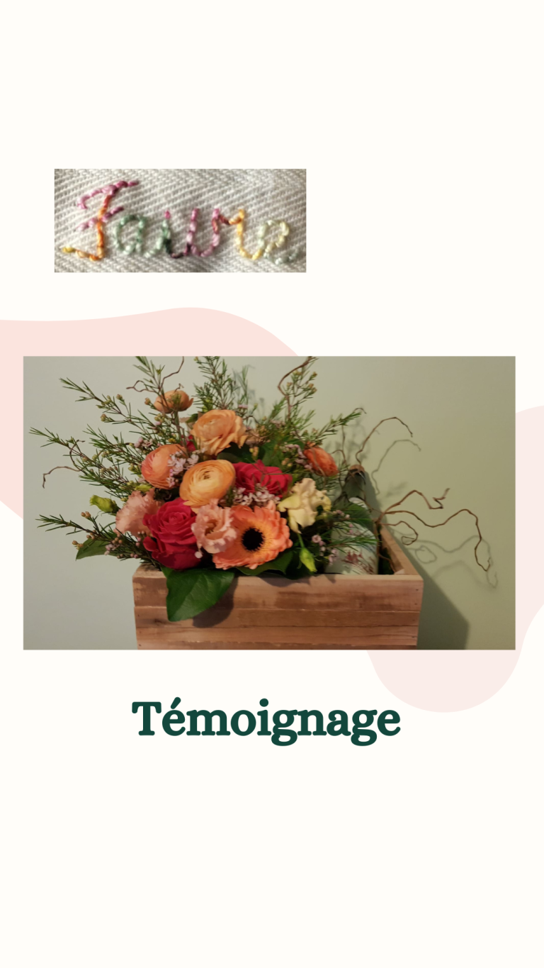 Témoignage de Michelle.
Par la pause lâcher-prise et la sophrologie, du bien-être.