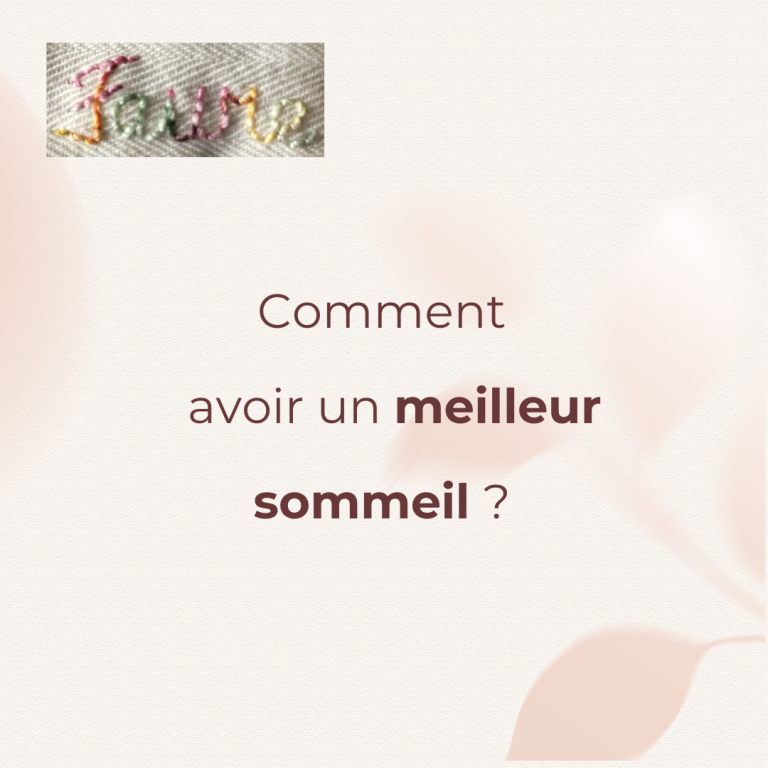 Conseil : Comment avoir un meilleur sommeil ? Par la pause lâcher-prise et la sophrologie !