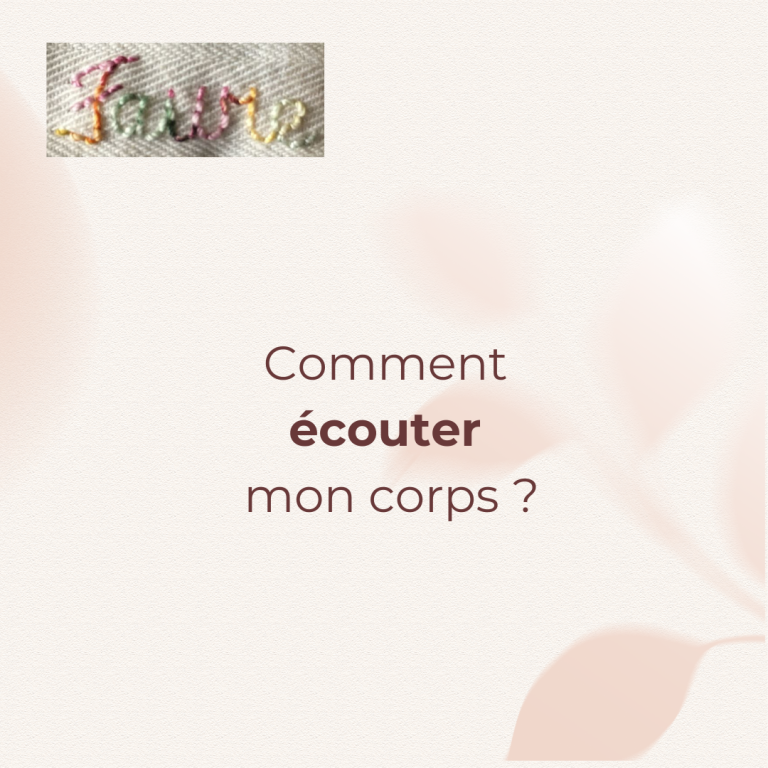 Conseil : Comment écouter 
mon corps ? Par la pause lâcher-prise, la sophrologie !