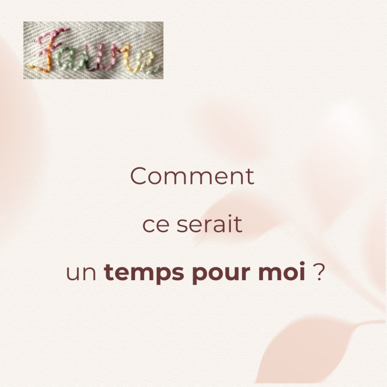 Conseil : Comment ce serait un temps pour moi ? Par la pause lâcher-prise et la sophrologie !