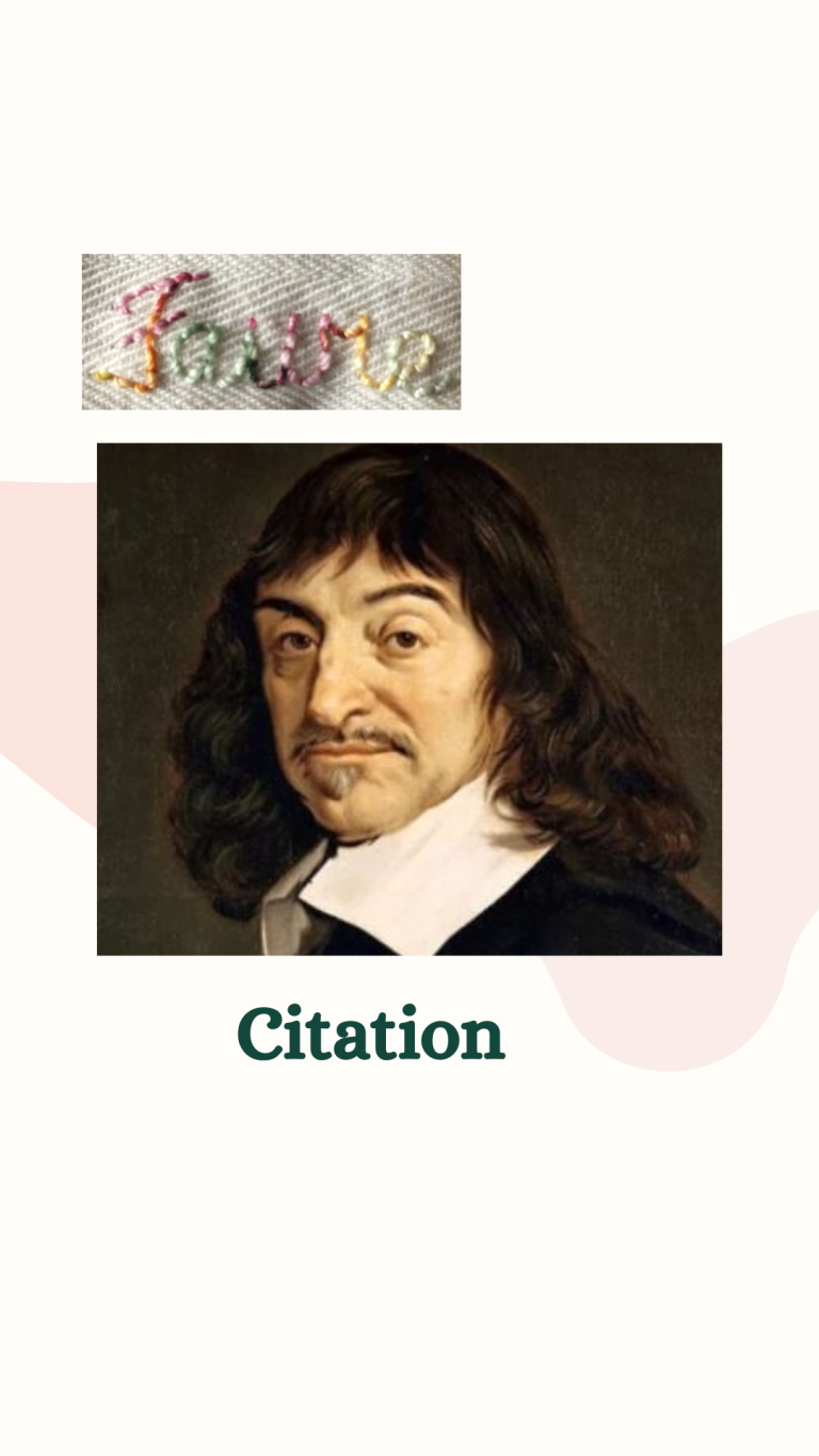 Citation du philosophe René Descartes, sur l'harmonie corps-esprit