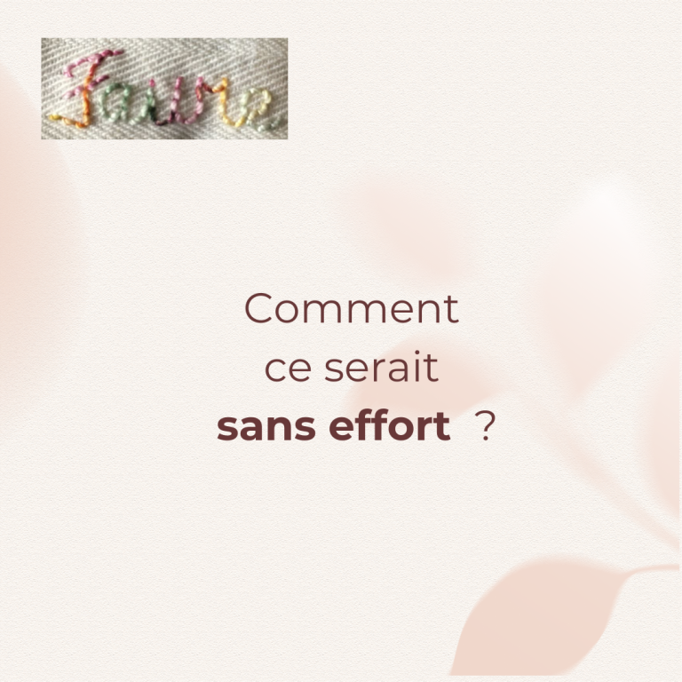 Conseil : Comment ce serait sans effort ? Par la pause lâcher-prise et la sophrologie !